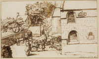 Q+ 056
<br/>
De Doopkapel van de St. Denijskerk
<br/>
<em>Huygens, Constantijn (II) (1628-1697)</em>